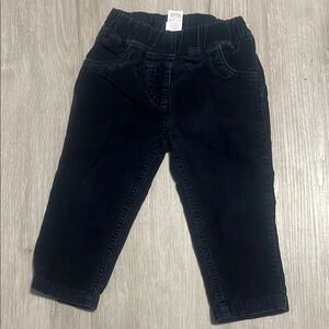 Kids Black Corduroy Pants